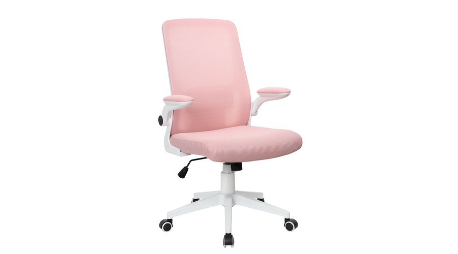 US 133 mesh forgószék RK-851WT pink
